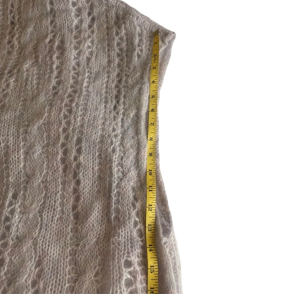 Free People M/L Sugar Cloud Wool Alpaca Blend Knit Pirouette Tunic Sweater - Picture 14 of 16